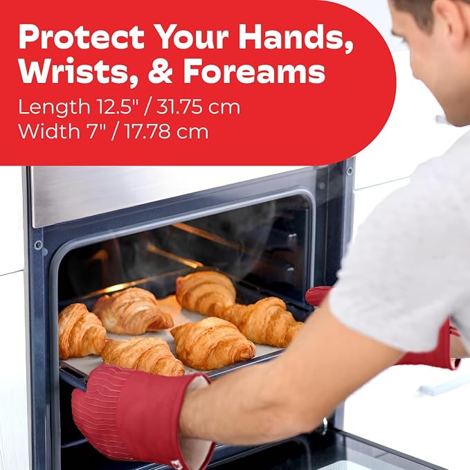 Silicone Oven Mitts - Image 3