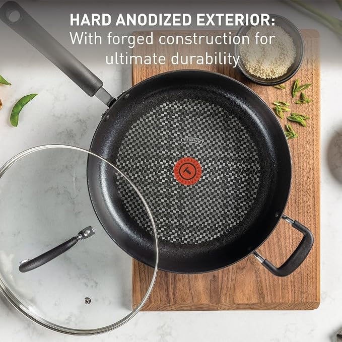 T-Fal Ultimate Hard Anodized Non Stick Jumbo Cooker - Image 2
