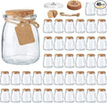 Brajttt Glass Mini Yogurt Jars 40 Pack, 7 oz Favor Jars by Brajttt