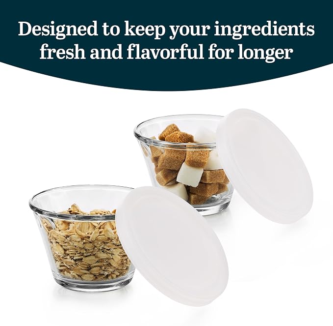 Libbey Baker’s Basics 8-Piece Cupcake Party Glass Baking Dish Set - Image 4