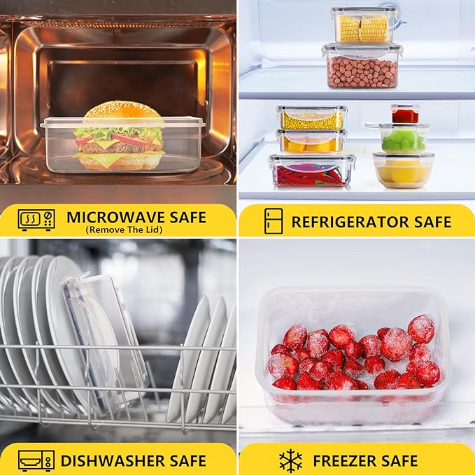34 PCS Food Storage Containers Set - Image 6