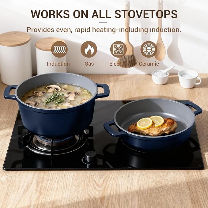 Ammeloo 4.5 Qt Non Stick Soup Pot - Image 4
