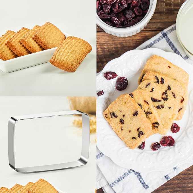 Rectangle Round Corner Cookie Cutters Egg Biscuit - Image 4