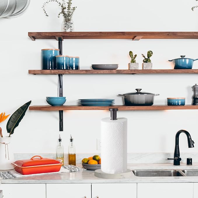 Paper Towel Holder Countertop, Standing Paper Towel Roll Holder - Image 6
