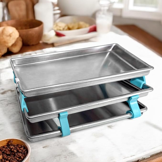 16 PCS Large Cookie Sheet Stackers, Stackable Baking Sheet Holders Reusable - Image 5