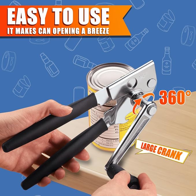 Can Opener Manual, ICEKATI Commercial Heavy Duty Can Opener - Image 3