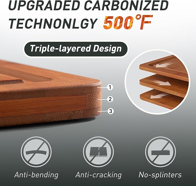 Extra Large Bamboo Cutting Board - Image 3