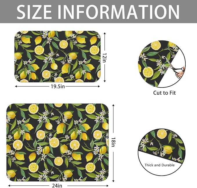 Dish Drying Mat for Kitchen Counter 2 Pack - Image 5
