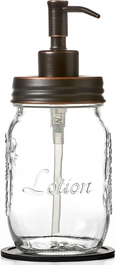 Mason Jar Soap and/or Lotion Dispenser by Industrial+Rewind