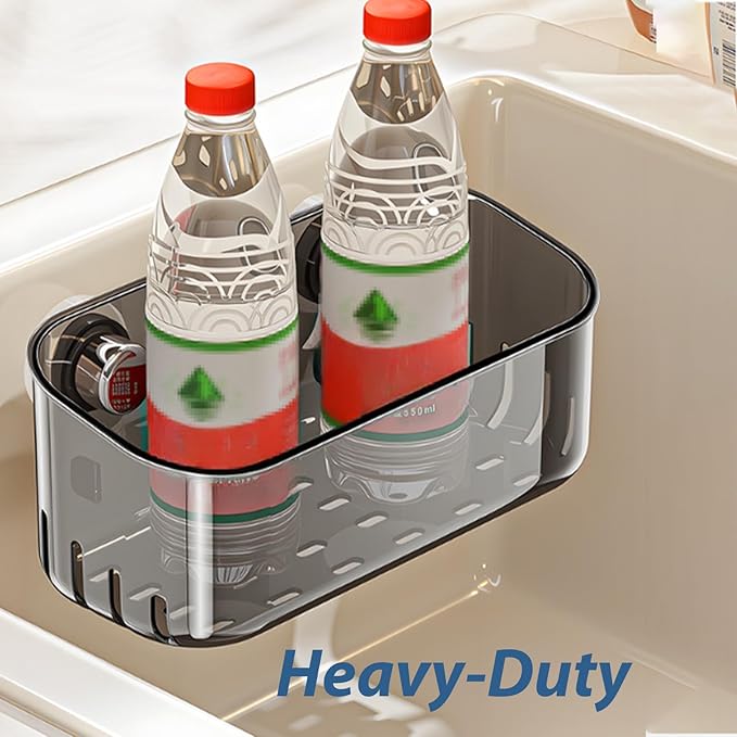 Sponge Holder with Strong Suction Cup, Dish Sponge Caddy Inside Sink Removable - Image 6