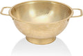 Gold Strainer for Kitchen, Stainless Steel Colander by Kteniy