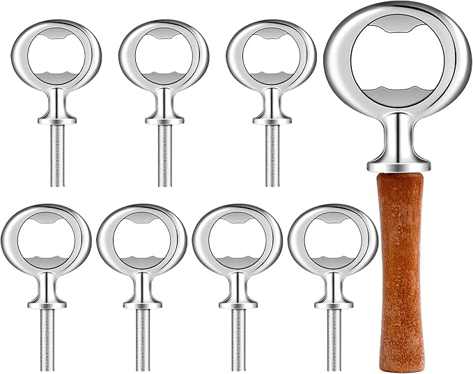 Cunhill 7 Pcs Metal Bottle Opener Blank Bulk Bottle Opener Inserts Parts Pieces by Cunhill