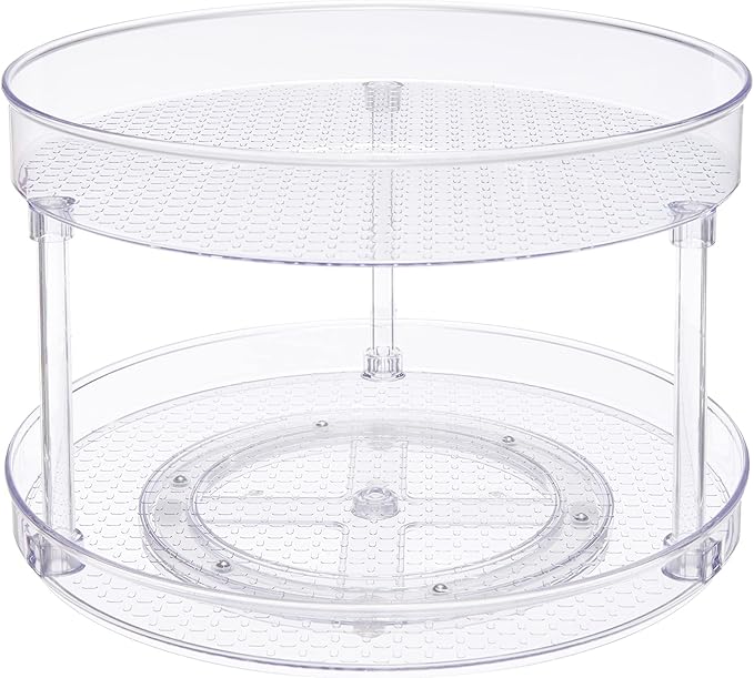 Amazon Basics 2 Tier Lazy Susan Turntable Organizer by AmazonBasics