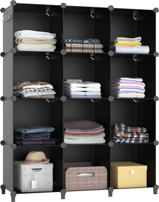 Closet Organizers and Storage, 12 Cube Storage Organizer, Portable Closet - Image 9