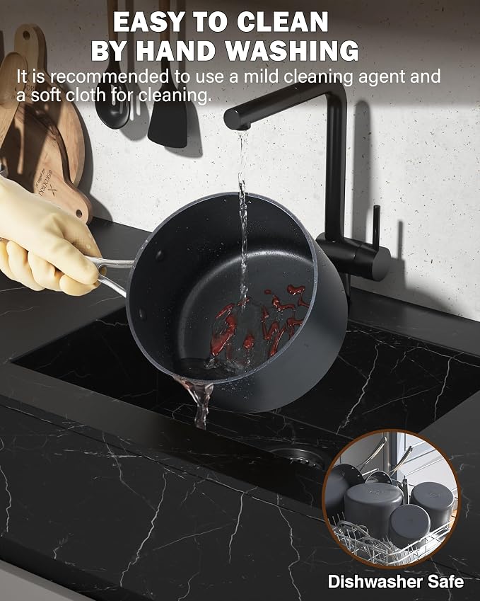 Cooks Standard 1-Quart Saucepan Hard Anodized Nonstick - Image 5