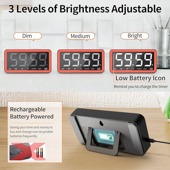 VOCOO Digital Kitchen Timer - Image 5