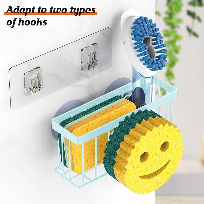 MURLONG Sponge Holder Smiley Face, Sink Caddy - Image 3