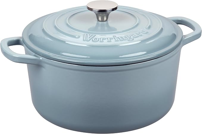 VORRINGARD Enameled Cast Iron Dutch Oven Pot - Image 6
