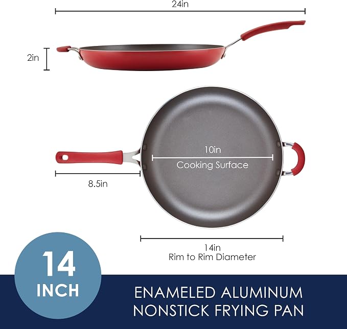 Rachael Ray Cook + Create Nonstick Frying Pan/Skillet - Image 2