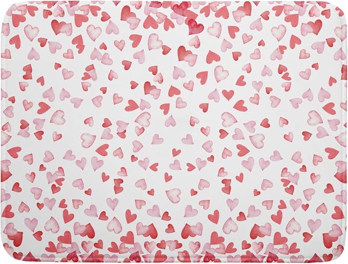 Valentine’s Day Dish Drying Mat by Trongr