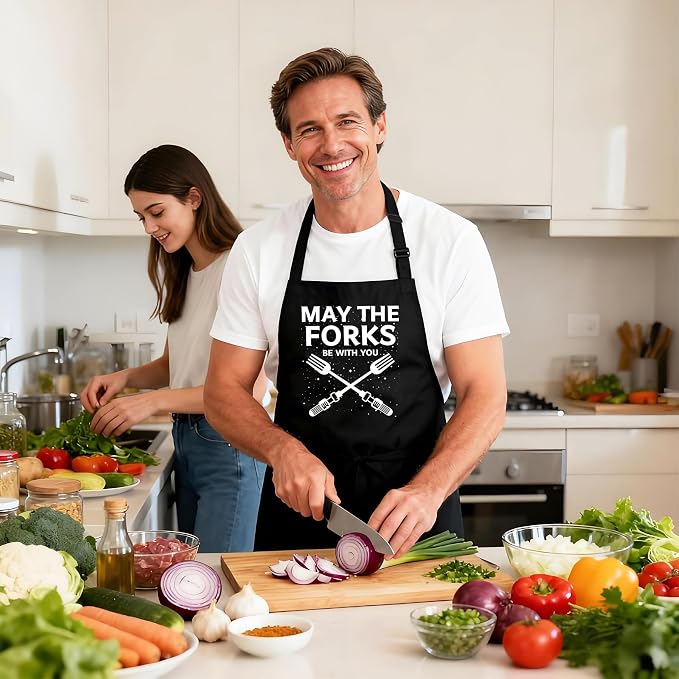Kaidouma Funny Grill Aprons for Men - Image 2