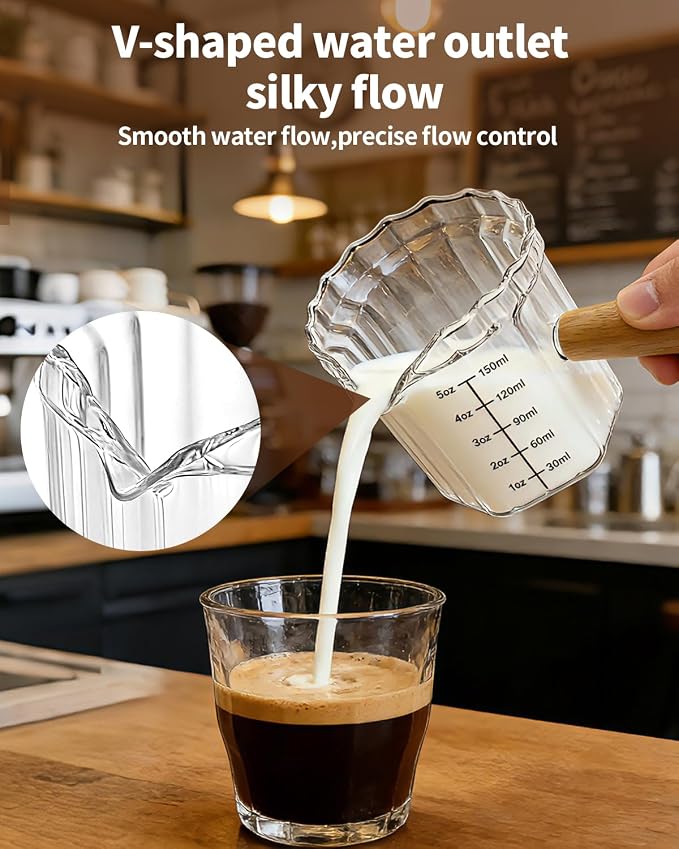 Espresso Measuring Cup 5 Oz, Espresso Glass Cups - Image 5