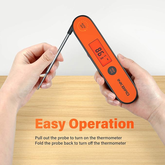 Inkbird Instant Read Meat Thermometer IHT-1P, Digital Waterproof Rechargeable - Image 9