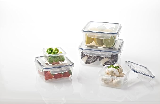 LOCK & LOCK Easy Essentials Food Storage lids/Airtight containers, BPA Free - Image 5