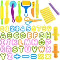 Playdough Tools Set, Creative Play Dough Accessories by AWNOGKUEToys