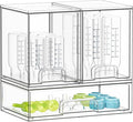 SpaceAid Bottle Storage Organizer Baby by SpaceAid