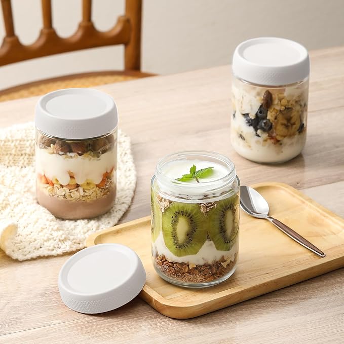 NETANY 6-pack 16oz Glass jars - Image 6