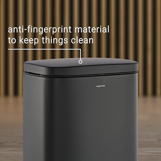 happimess HPM1011B Curtis 8-Gallon Step-Open Trash Can - Image 9