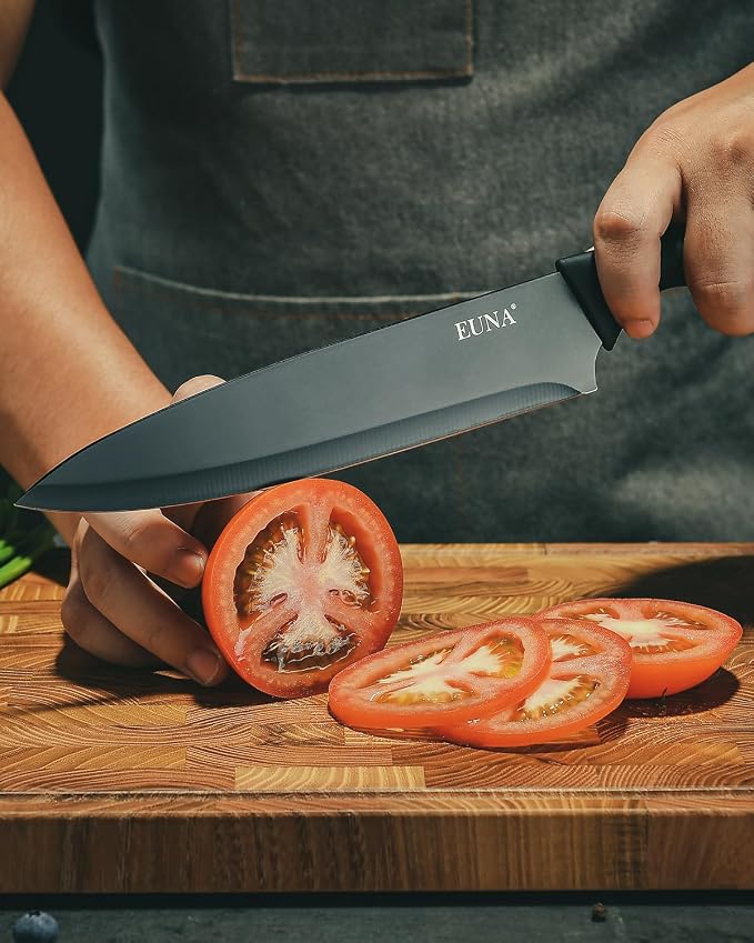 EUNA Kitchen Knife Set, German High-Carbon Stainless Steel Knife Sets - Image 4