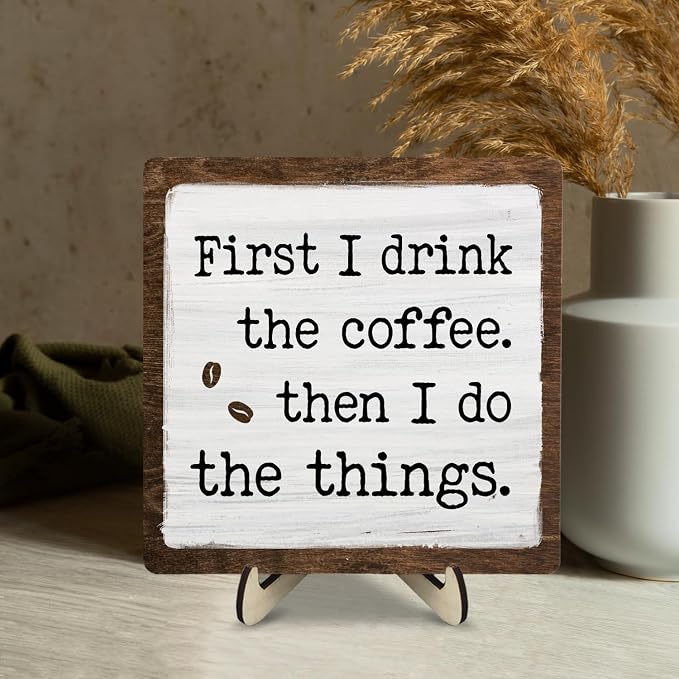 Vintage Coffee Bar Sign Plaque - Image 8