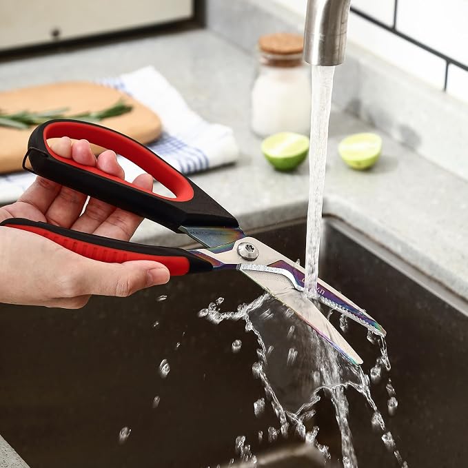 LIVINGO Heavy Duty Kitchen Scissors - Image 8