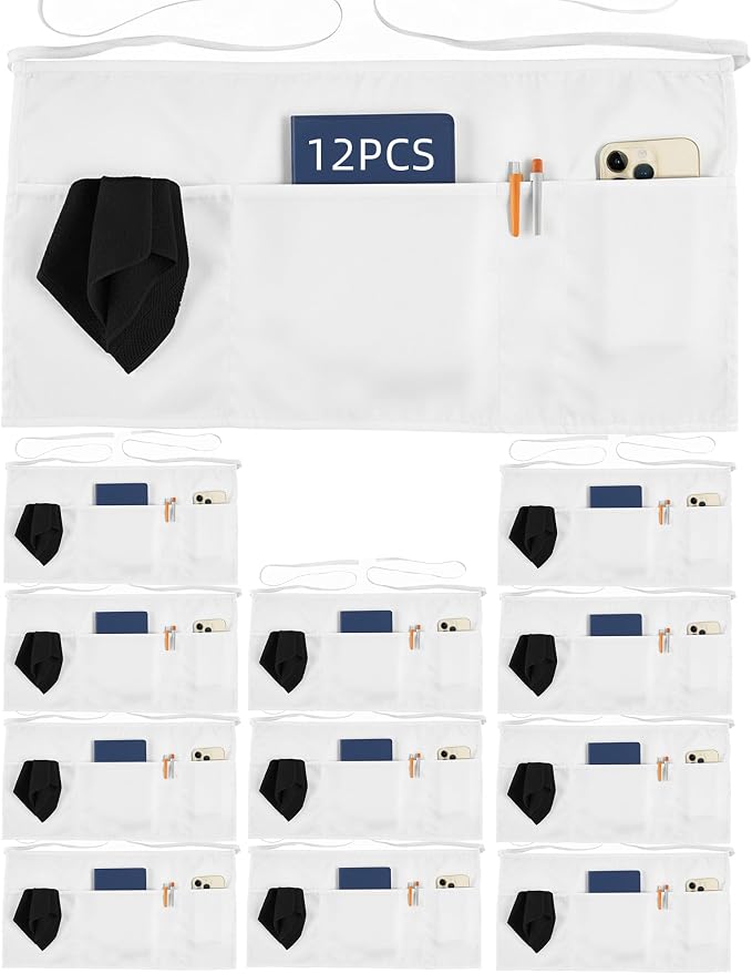 Xeoxarel Aprons with 4 Pockets 23.5'' X 11.5'' by XeoxarelWomensvests