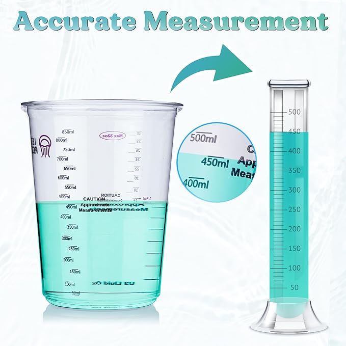 LET'S RESIN Resin Mixing Cups, Sturdy & Thick Disposable Measuring Cups - Image 4