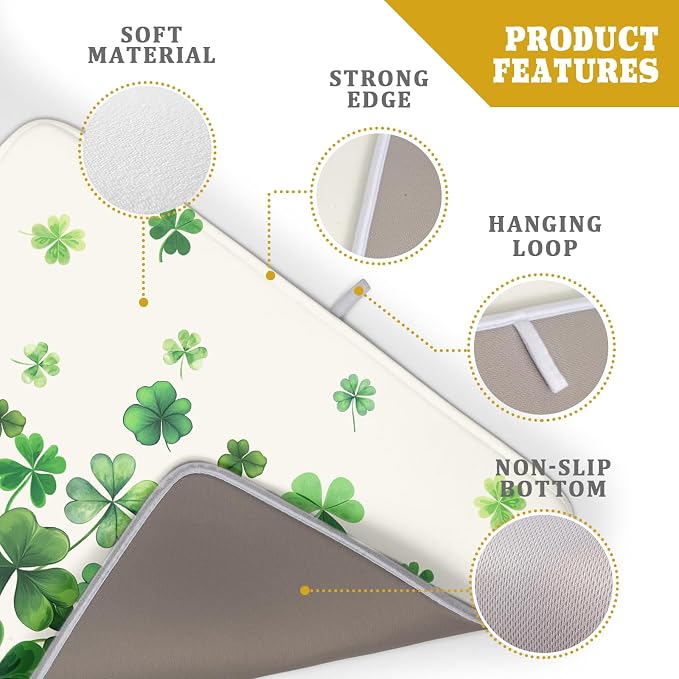Happy St. Patrick's Day Dish Drying Mat - Image 4