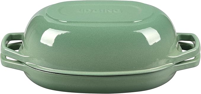 EDGING CASTING Enameled Cast Iron Oval Dutch Oven Pot - Image 8