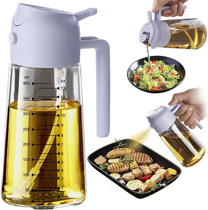 TrendPlain 16oz/470ml Glass Olive Oil Sprayer by TrendPlain