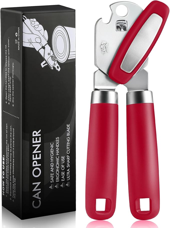 Multifunctional Can Opener Manual, Durable Heavy Duty Handheld Strong Can Opener by Unknown