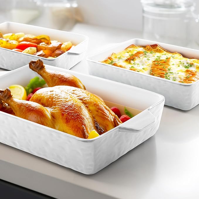Casserole Dishes for Oven, Ceramic Baking Dishes, Lasagna Pan - Image 2