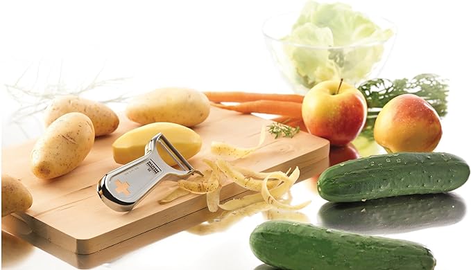 Kuhn Rikon Swiss Metal Peeler 4”, Stainless Steel - Image 3