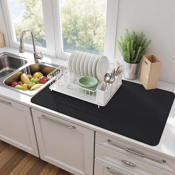 Coffee Mat, Absorbent Dish Drying Mat - Image 2