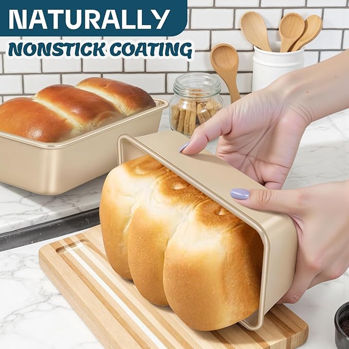 Baking Pans Set, Nonstick Stackable Bakeware Sets, Oven Pans - Image 4