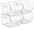 Sorbus Stackable Storage Bins Open Front, Pantry Bins by Sorbus