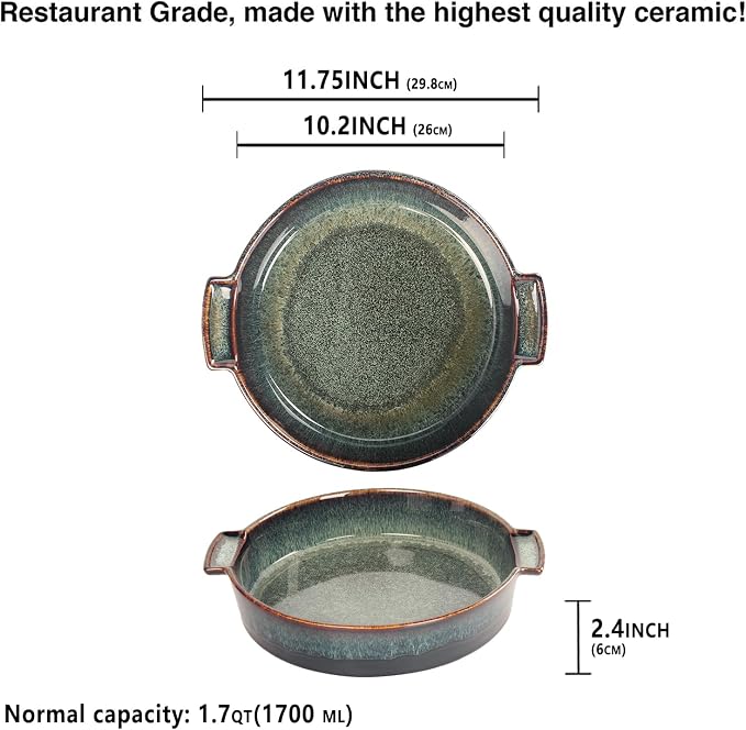 Ceramic Casserole Baking Dish - Image 2