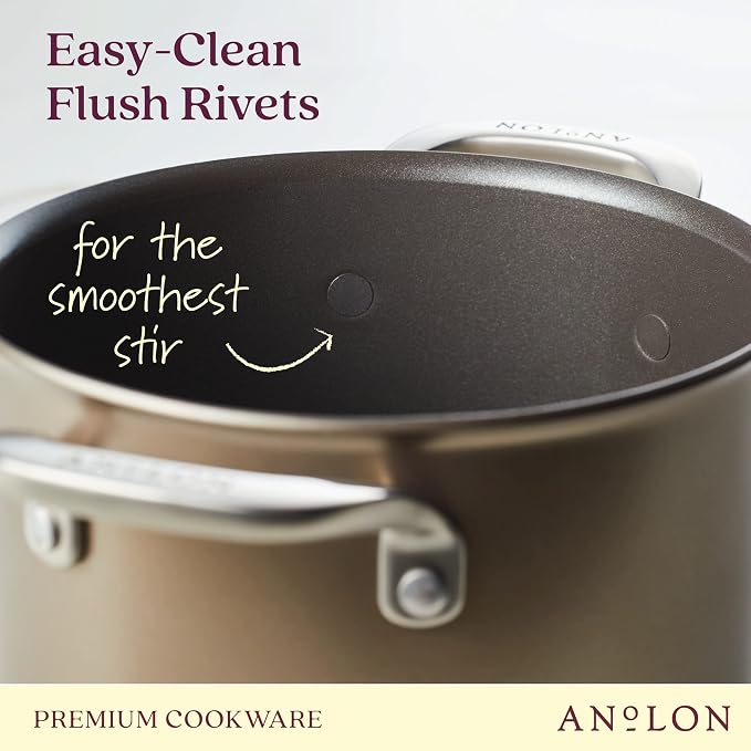 Anolon Ascend Hard Anodized Nonstick Saucepan/Saucepot and Lid - Image 7