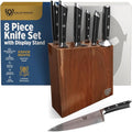 Dalstrong 8-Piece Knife Block Set — German High-Carbon Steel, Hand-Polished by Dalstrong