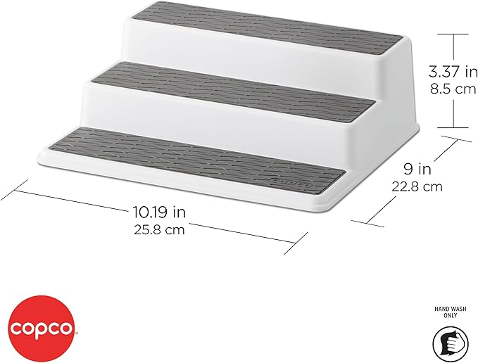 Copco Grey 2 Non-Skid 3-Tier Spice Rack Organizer - Image 5